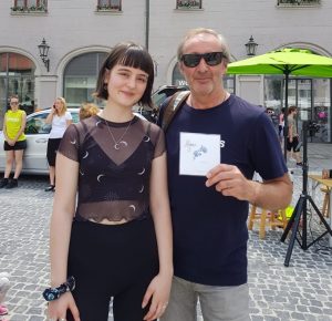 Gesangstalent Aleyna mit Konrad Harle
