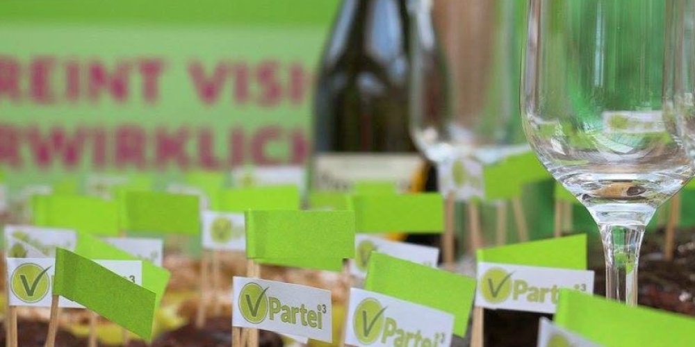 „…dreimal hoch!“ Die V-Partei³ feiert 3. Geburtstag