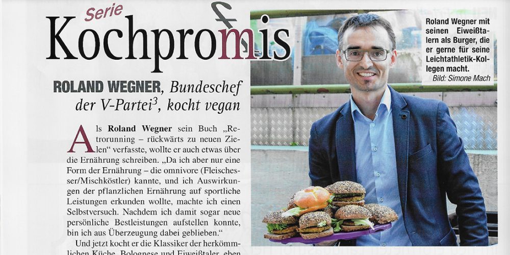 Der Bundesvorsitzende Roland Wegner bei „Kochprom(f)is“