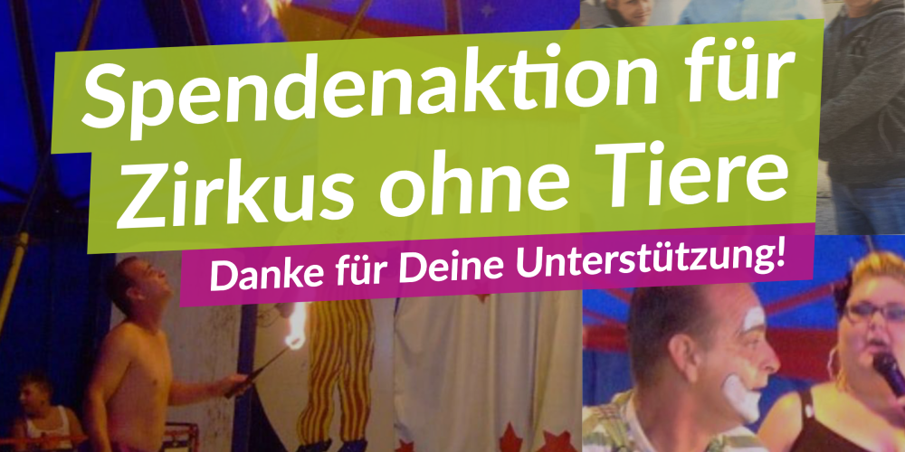 Spende für Zirkus ohne Tiere – UPDATE