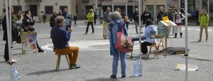 Demonstration am 1. Mai 2020 in Augsburg