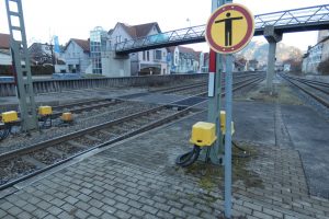 Bild Ebenerdiger Bahnübergang