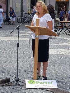 Landespressesprecherin Kristin Burger