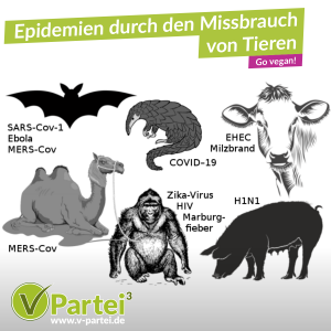 Epidemien durch den Missbrauch von anderen Tieren